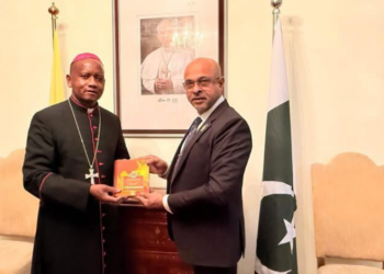 Sri Lankan HC meets Apostolic Nuncio to Pakistan