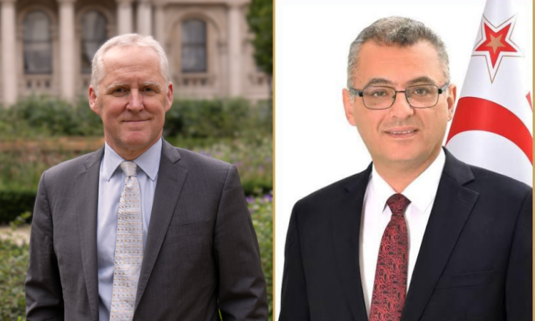 TRNC President meets UK High Commissioner