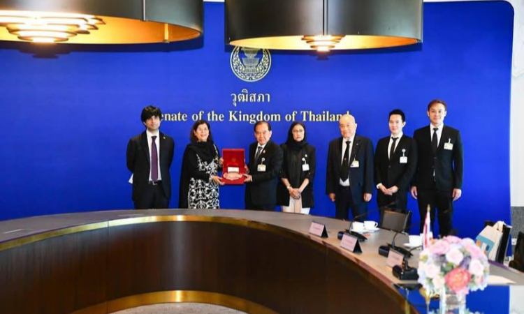 Pak Ambassador Rukhsana Afzaal meets Thai Senate Foreign Affairs Committee Chairman.