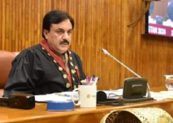 Syedal Khan Nasar hosts international delegation at Senate on leadership and stability