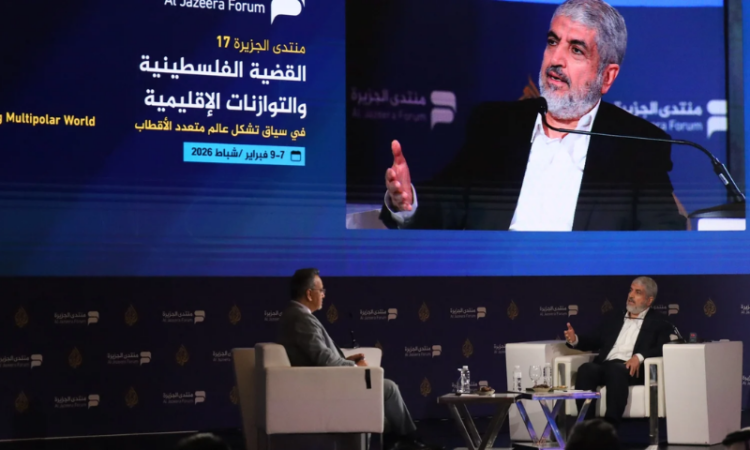 Hamas leader Khaled Meshaal rejects disarmament calls, cites ongoing occupation