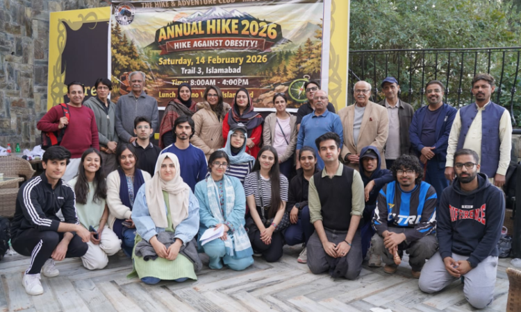 IMDC, Dr. Akbar Niazi Teaching Hospital organise ‘Hike Against Obesity’ at Margalla Hills