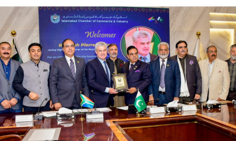 ICCI President, South African envoy firm to promote trade and investment ties