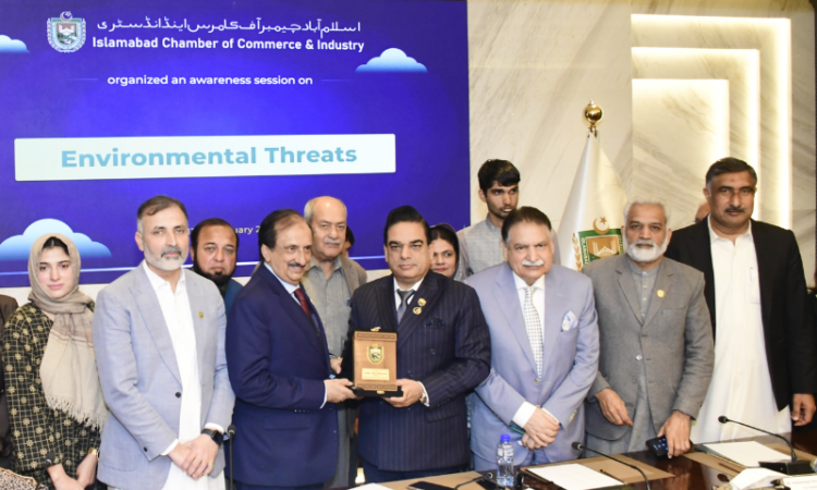 Jamal Nasir highlights urgent need to combat climate change at ICCI awareness session