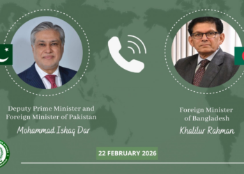 Dar congratulate Bangladeshi counterpart, vows to strengthen bilateral ties