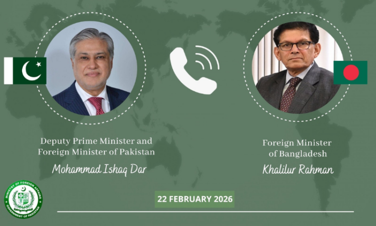 Dar congratulate Bangladeshi counterpart, vows to strengthen bilateral ties