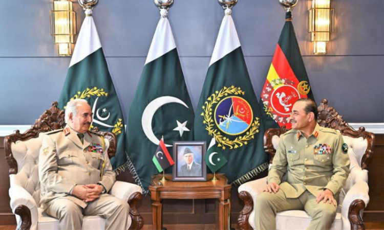 Pak-Libya military ties strengthened during visit of Libyan commander to GHQ