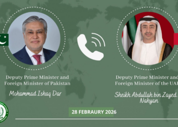 Pakistan, UAE foreign ministers discuss regional situation