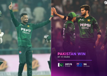 Pakistan whitewash Australia with 111-run win in final T20I