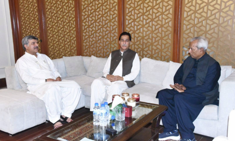 NA Speaker, Deputy Speaker visit Governor Sindh Nehal Hashmi in Karachi