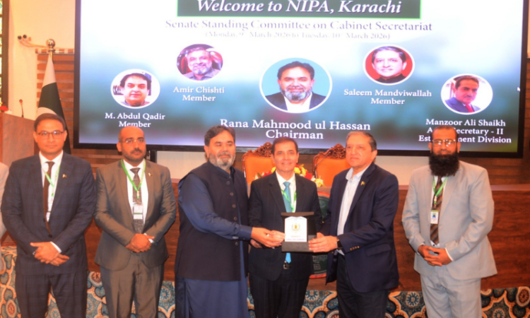 Senate Standing Committee on Cabinet Secretariat meets at NIPA Karachi