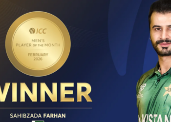 Sahibzada Farhan named ICC Men’s Player of the Month for February 2026