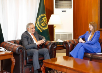 Ishaq Dar meets British High Commissioner, calls for de-escalation in Middle East