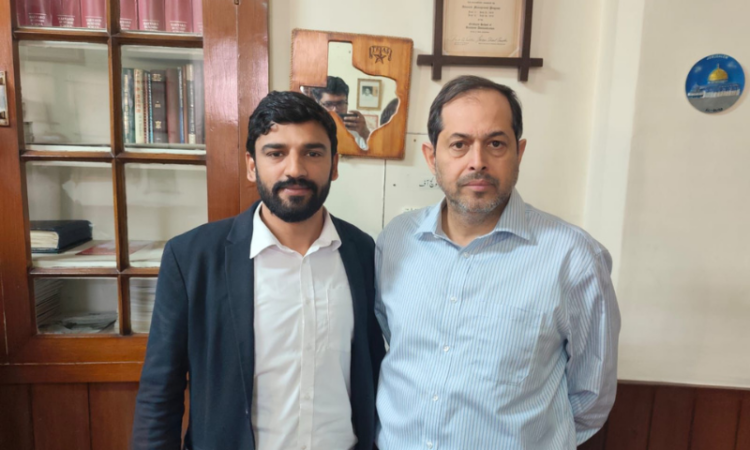 Former KP MPA Wilson Wazir meets Isphanyar Bhandara in Islamabad