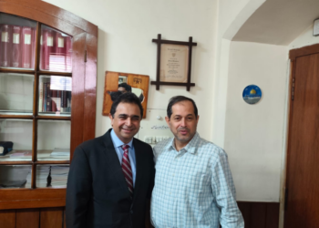 Kamran Michael congratulates Isphanyar Bhandara on parliamentary committee nomination