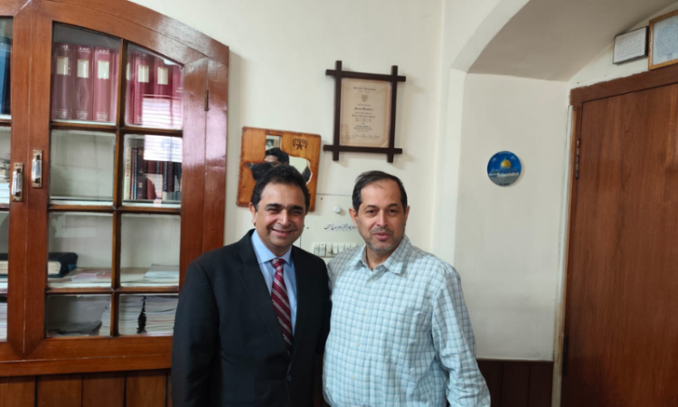 Kamran Michael congratulates Isphanyar Bhandara on parliamentary committee nomination