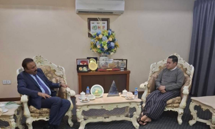 Pak Ambassador meets chairman of Myanmar Rice Association