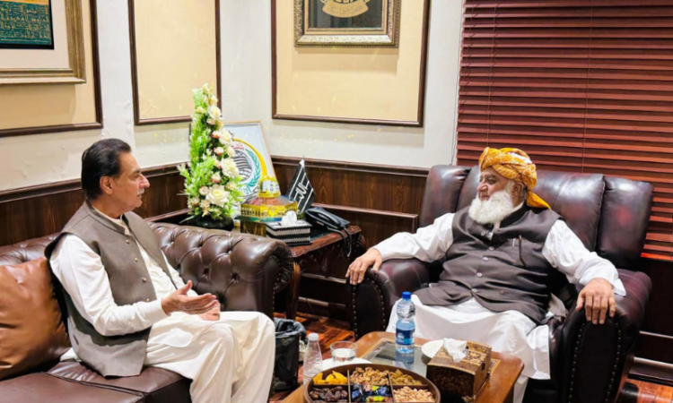 NA Speaker meets Maulana Fazlur Rehman, emphasizes political unity amid regional challenges