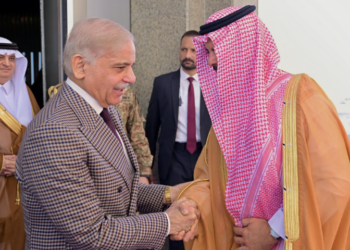 PM Shehbaz arrives in Saudi Arabia for brief visit amid escalating Middle East tensions