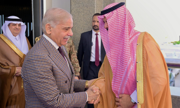 PM Shehbaz arrives in Saudi Arabia for brief visit amid escalating Middle East tensions