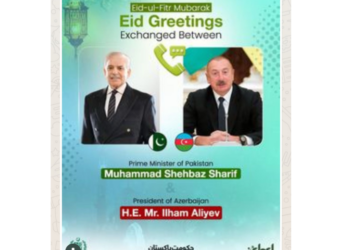 PM Shehbaz, Azerbaijan President exchange Eid greetings, discuss regional tensions