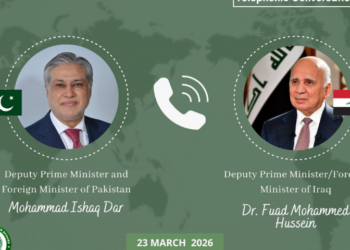 Ishaq Dar, Iraqi counterpart discuss regional tensions, stress need for de-escalation