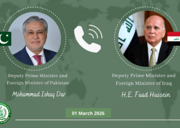 Ishaq Dar, Iraqi FM discuss regional tensions, call for de-escalation