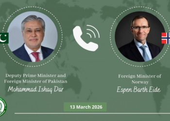 Ishaq Dar, Norwegian FM discuss Middle East situation, Pakistan–Afghanistan tensions