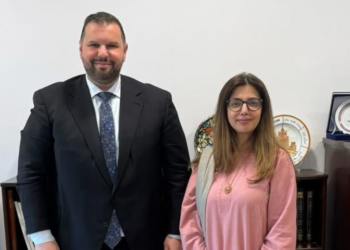 Romanian envoy meets ambassador Ayesha Ali