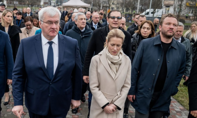EU leaders Mark Bucha anniversary, vow accountability for Russia’s actions