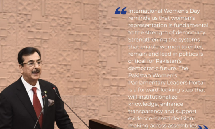 Chairman Senate pays tribute to women’s contributions on International Women’s Day