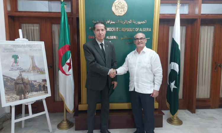 Algerian envoy receives Ambassador of Cuba