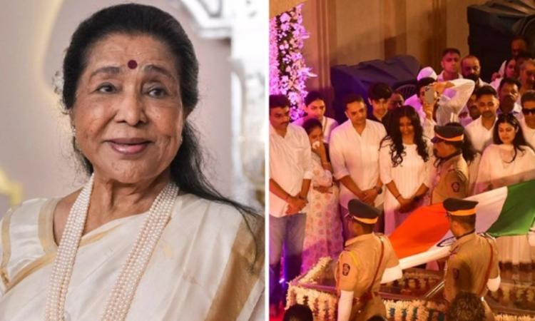 Legendary singer Asha Bhosle laid to rest with full state honours in Mumbai
