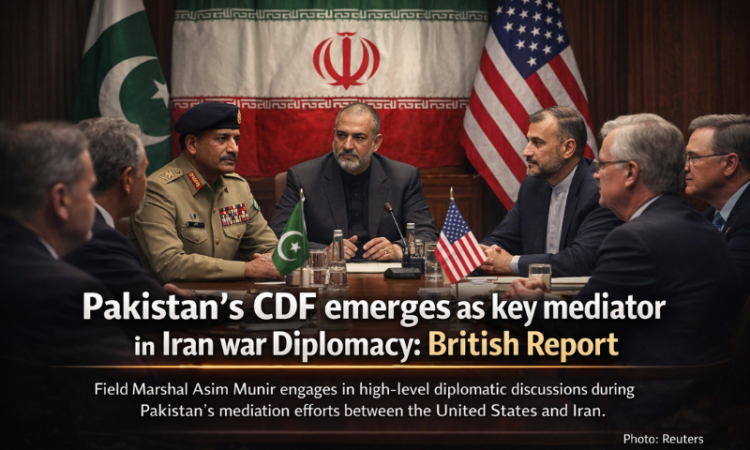 Pakistan's CDF emerges as key mediator in Iran war diplomacy: British Report
