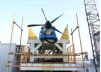 Megawatt hydrogen turboprop engine completes maiden flight in central China