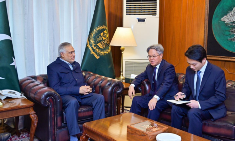 Pakistan, China reaffirm support for diplomacy as Dar meets Chinese Envoy
