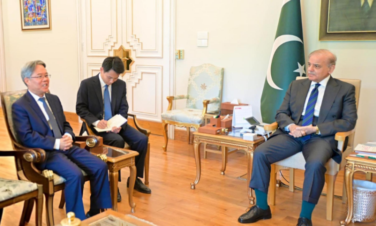 Chinese Ambassador calls on PM Shehbaz, reaffirms strong bilateral ties
