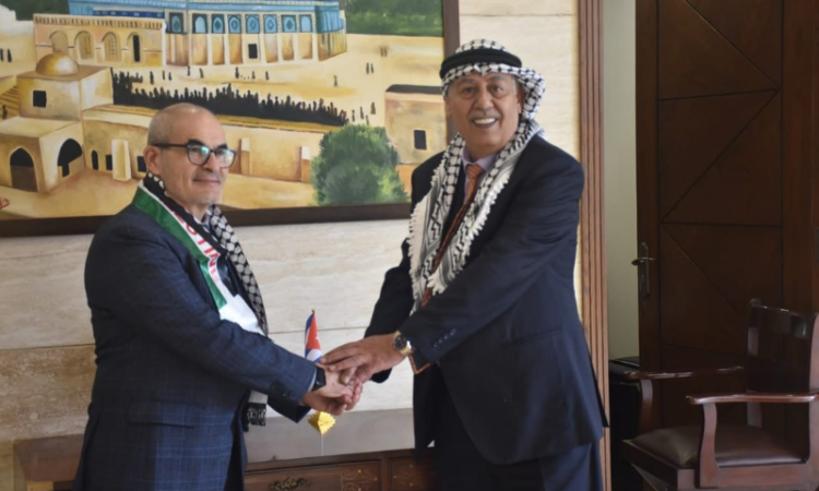 Cuban Ambassador reaffirms commitment and solidarity to Palestinian Ambassador