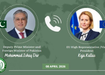 EU backs Pakistan’s diplomatic role as Dar, Kallas discuss regional developments