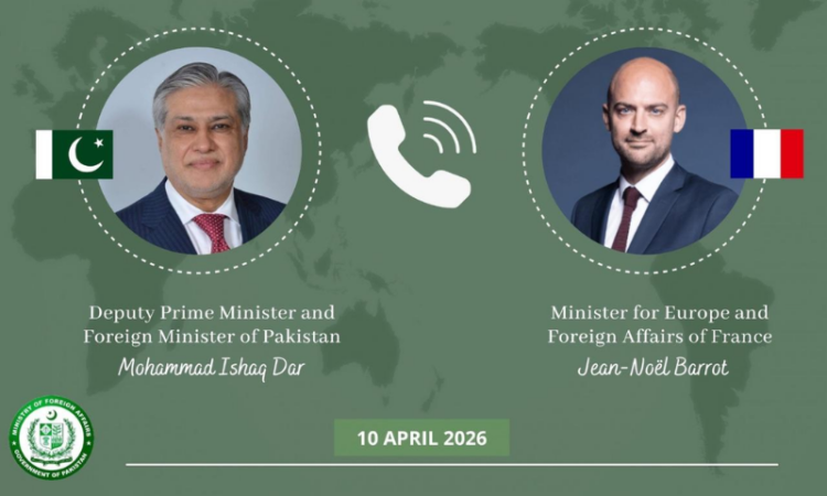 France praises Pakistan’s diplomatic role in ceasefire efforts