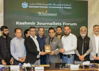 ICCI President urges diaspora investment in Pakistan, AJK; stresses media-business collaboration