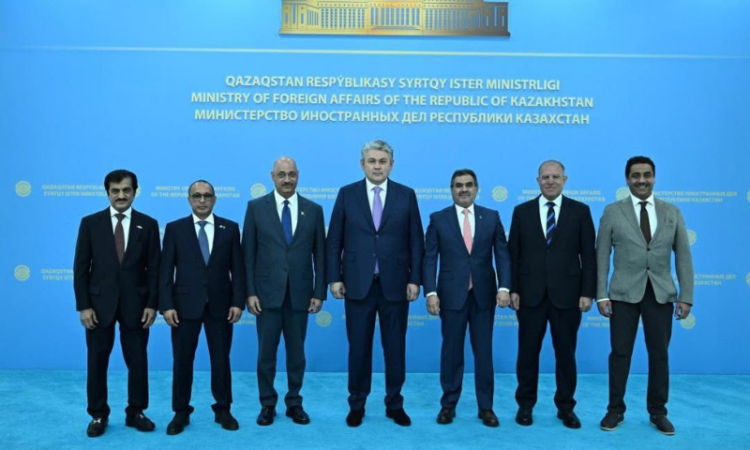 Kazakhstan FM meets Gulf, Jordan envoys; offers platform for regional peace talks