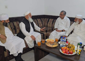 ‎Mohsin Naqvi visits Raiwind Markaz, meets senior leaders of Tablighi Jamaat from India and Bangladesh