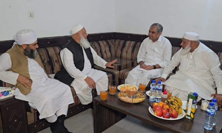 ‎Mohsin Naqvi visits Raiwind Markaz, meets senior leaders of Tablighi Jamaat from India and Bangladesh