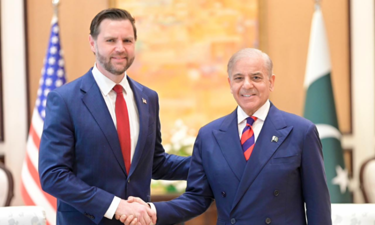 PM Shehbaz meets U.S. Vice President JD Vance as Islamabad Talks commence