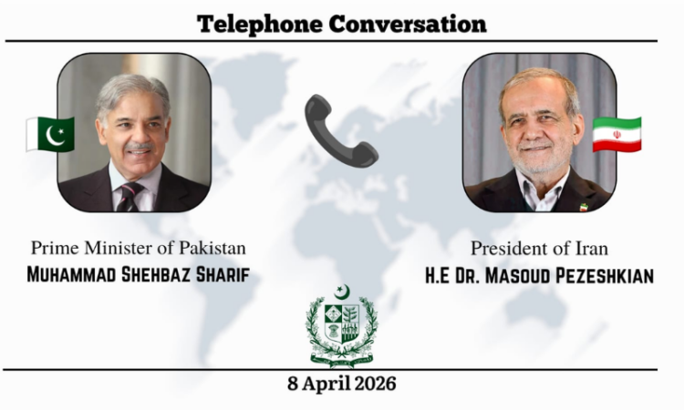 PM Shehbaz, Iranian President discuss ceasefire, confirm participation in Islamabad talks