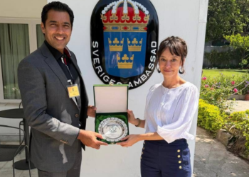 PTF president meets ambassador of Sweden