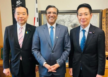 Pakistan Envoy meets Japan Parliamentary Friendship League leadership in Tokyo