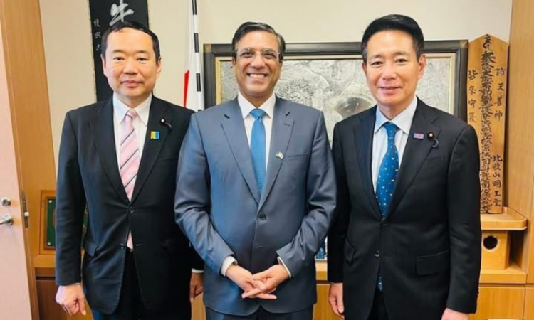 Pakistan Envoy meets Japan Parliamentary Friendship League leadership in Tokyo