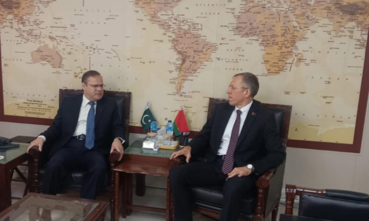 Belarus Envoy meets economic affairs Secretary to review bilateral cooperation